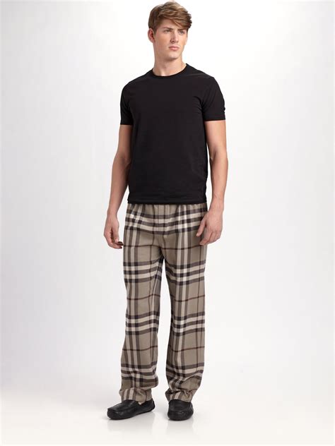 burberry pajamas men